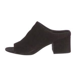 3.1 Phillip Lim Suede Mules in Black